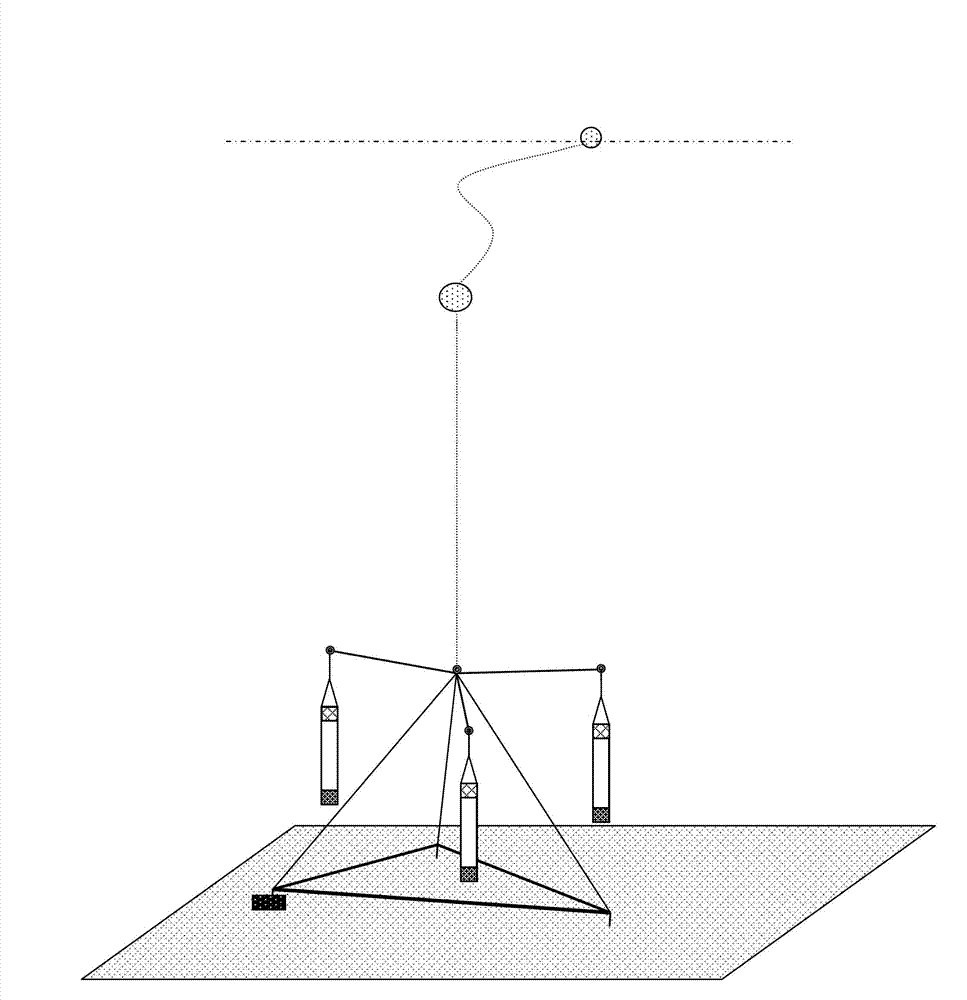 Sediment trapping device suitable for shallow-sea soft seabed
