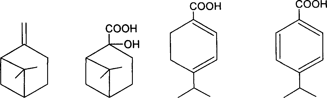 New method for synthesizing p-isopropyl benzoic acid