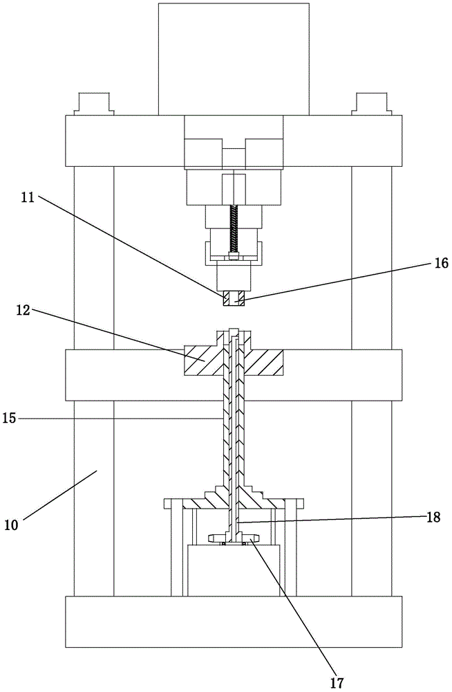 Flexible graphite sealing ring automatic forming machine