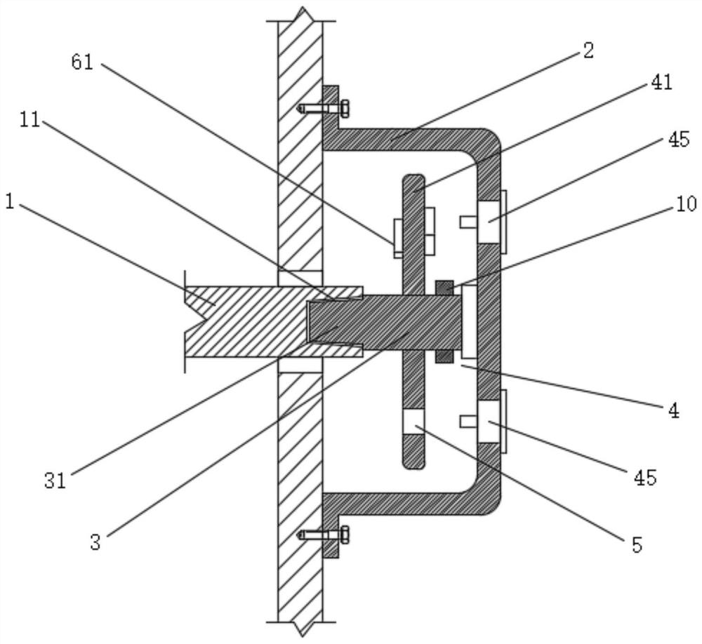 A marine crank automatic monitoring device