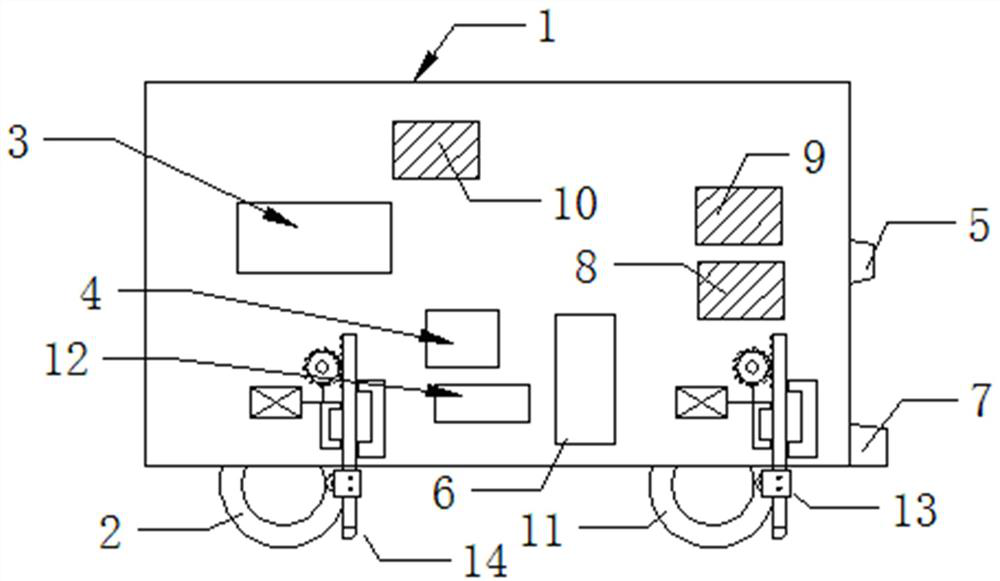 An automatic avoidance and emergency stop device suitable for mine narrow-gauge trams