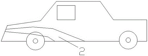 Vehicle-mounted wind power generation automatic speed change device