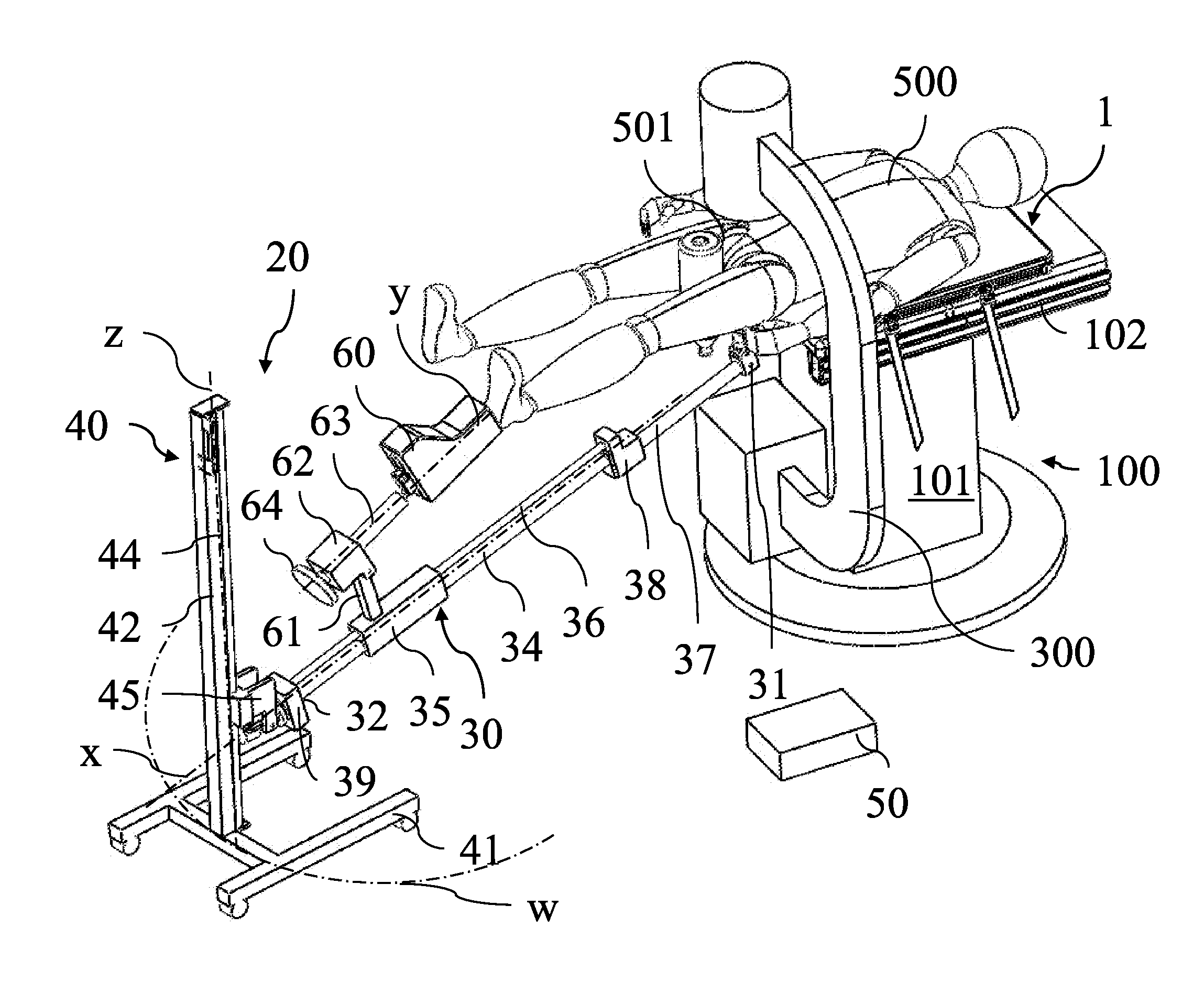 Apparatus for positioning the lower limb of a patient during operation, in particular for hip replacement operations with anterior approach, and surgical positioning system comprising said apparatus