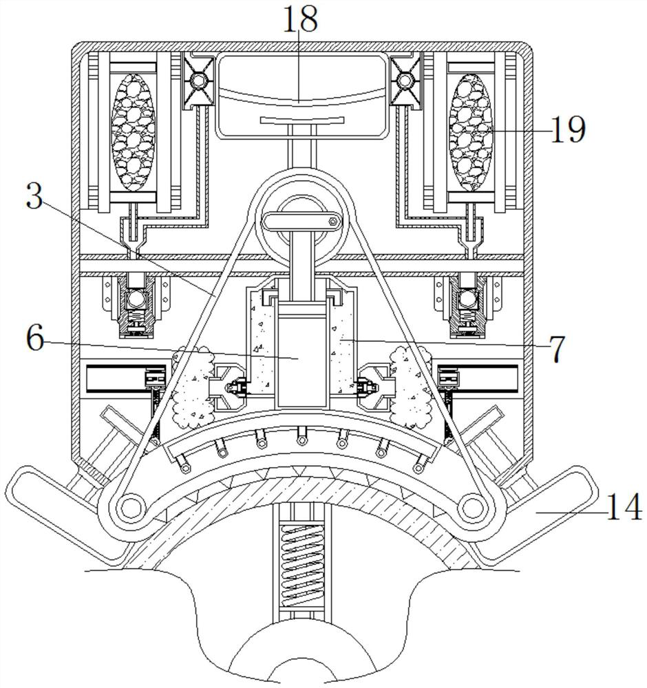 Automatic dust-removal intelligent paint spraying device for arm pipe of service consumption robot