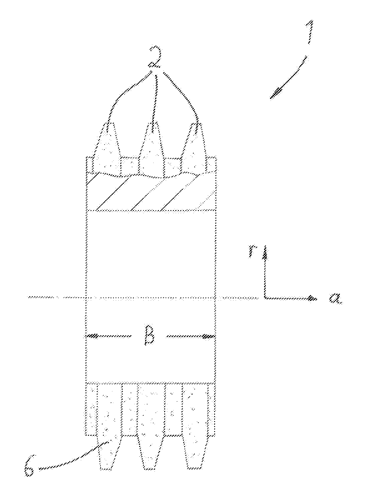 Method for the production of a dressing tool for a grinding tool