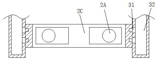 Protective warning device for civil building construction