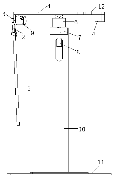 Rotary type inverted pendulum with counterweight