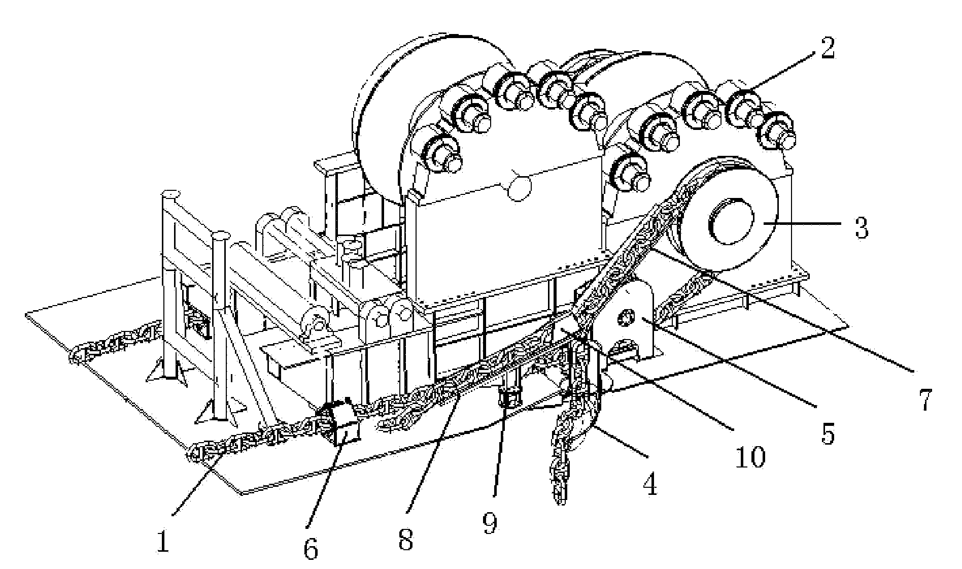 Guide chain device