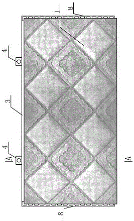 External thermal-insulation cement decoration panel with rigid sealing gap and mounting and leveling method for external thermal-insulation cement decoration panel