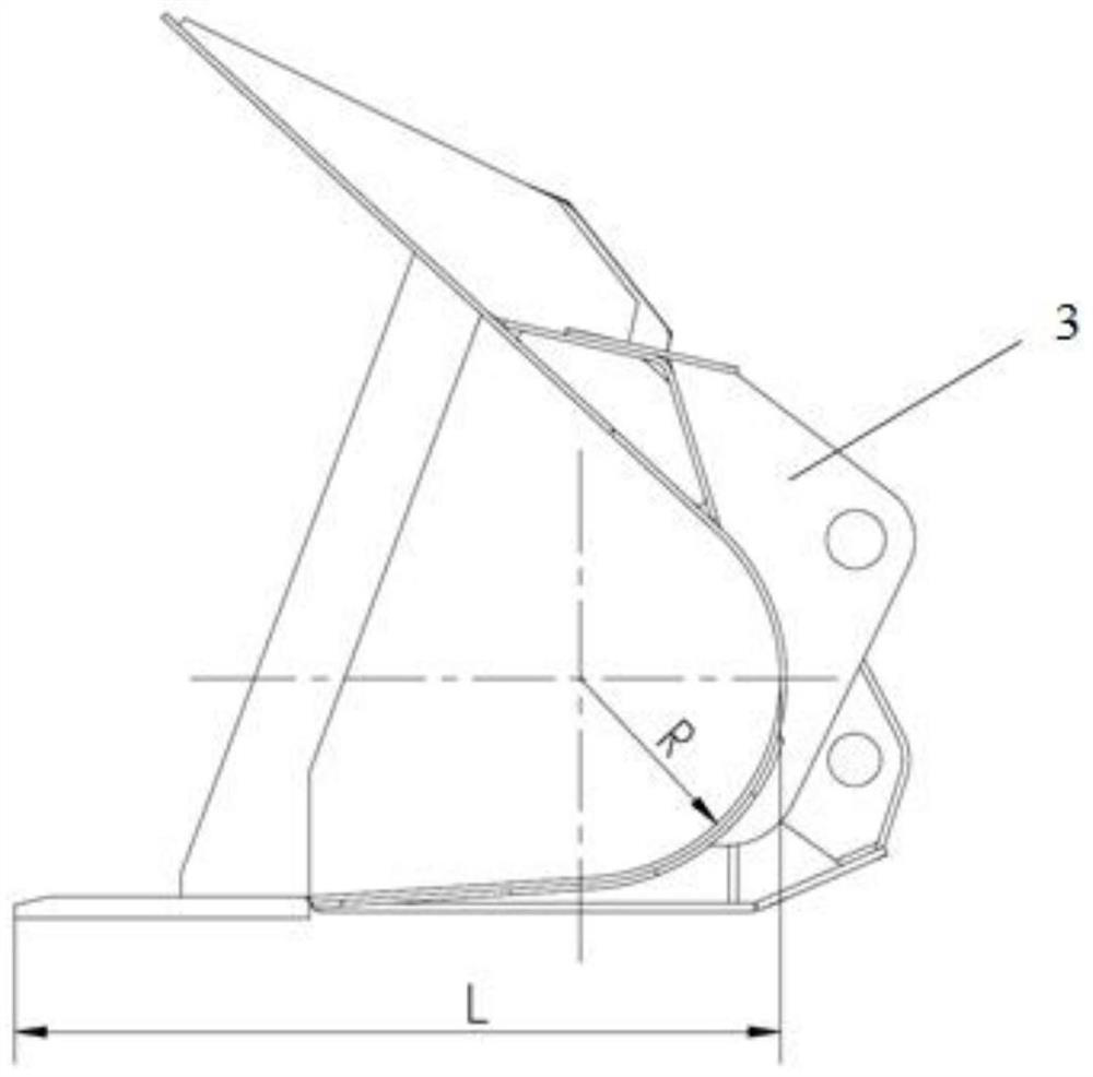 Automatic material shoveling control method of loading machine