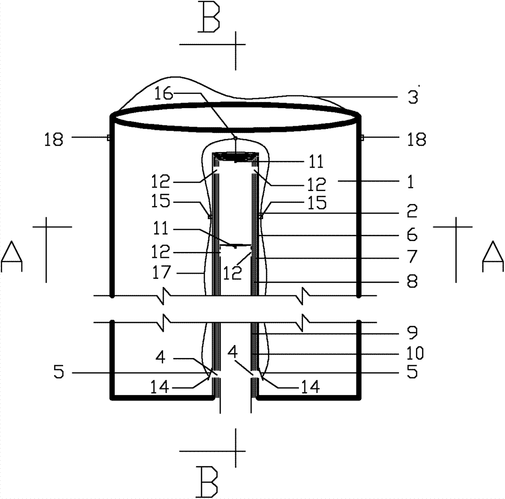 Sampling device capable of determining water depth and water quality