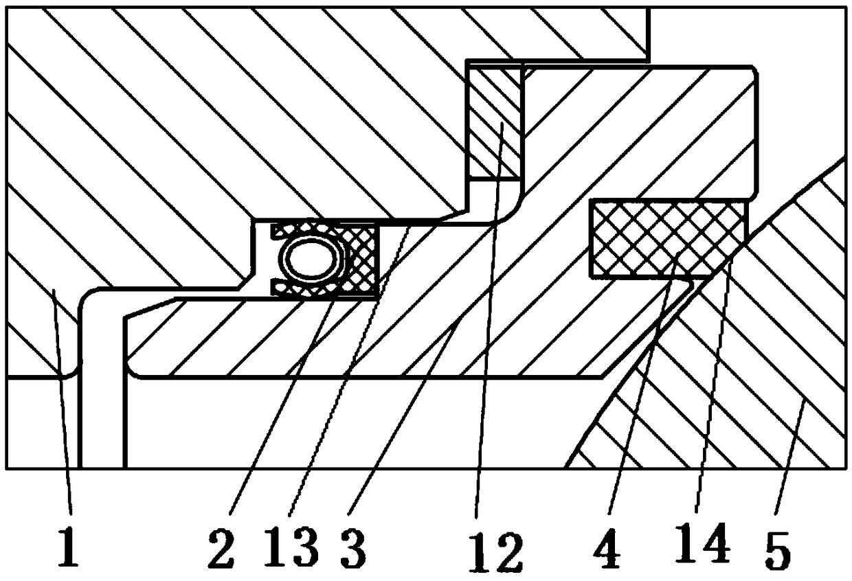 Assembling fixture of annular elastic structure, assembling method and ball valve