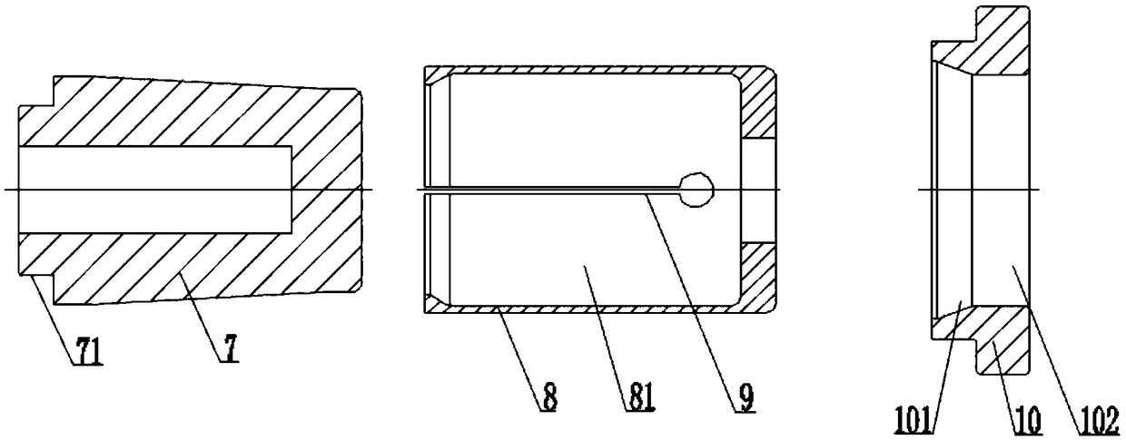 Assembling fixture of annular elastic structure, assembling method and ball valve