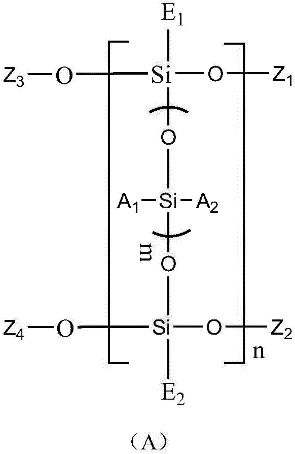 Multi-arm siloxane bridge-based trapezoidal polysiloxane copolymer and preparation method and application thereof