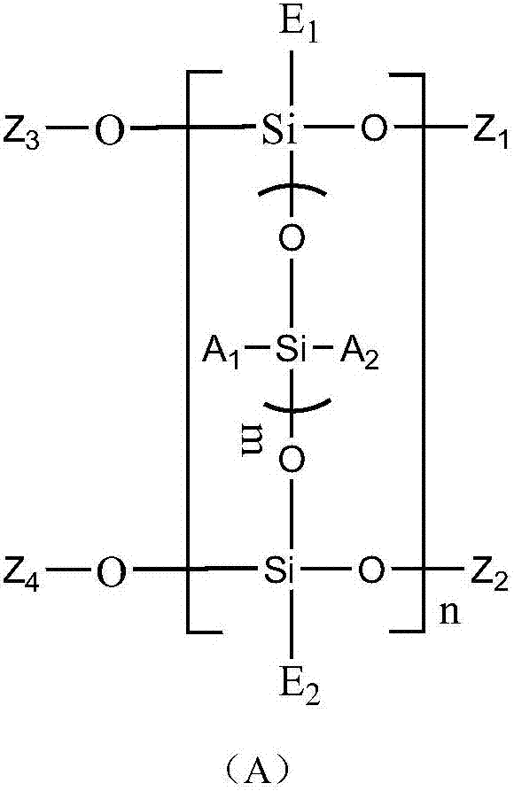 Multi-arm siloxane bridge-based trapezoidal polysiloxane copolymer and preparation method and application thereof