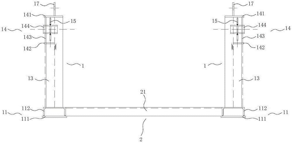 Tooling for cable pulling or replacing of ship