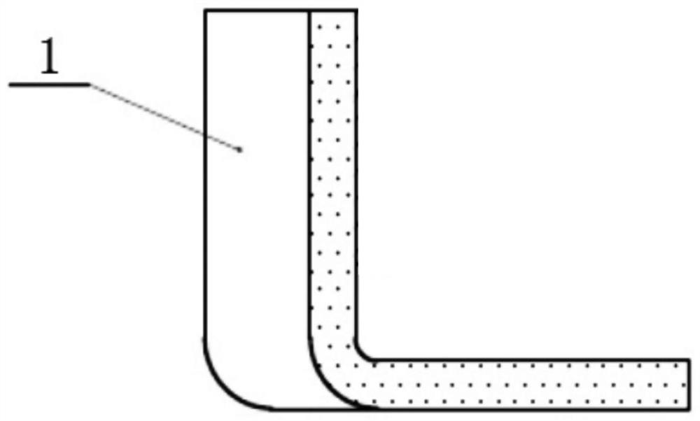 A converter transformer coil structure with formed angle ring and its manufacturing method