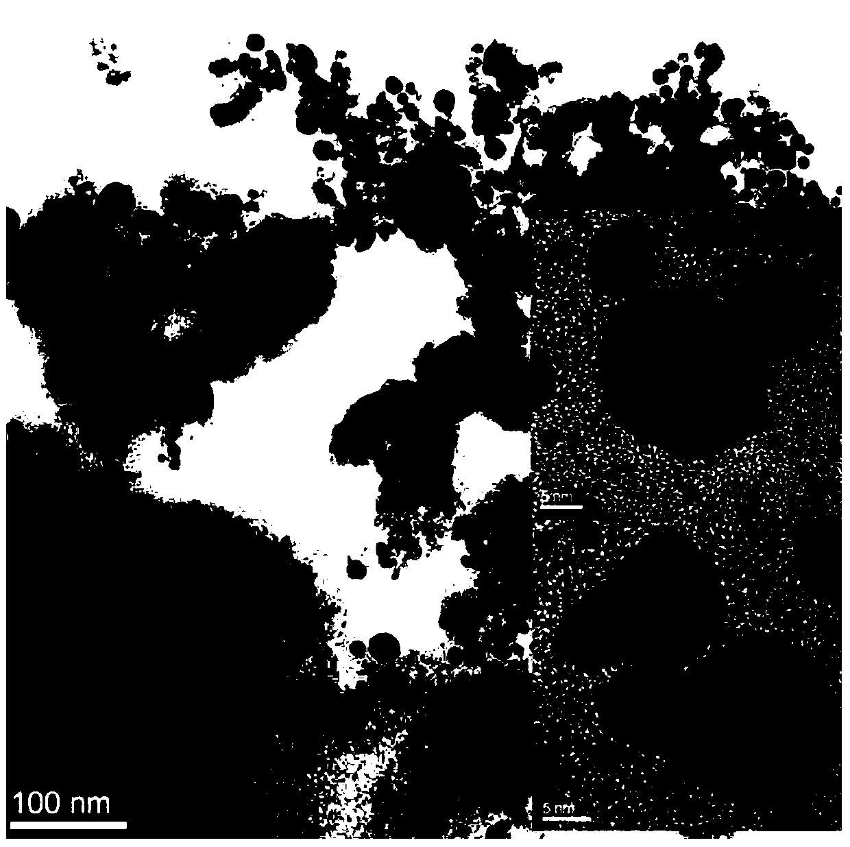 A preparation method of hyaluronic acid modified superparamagnetic iron oxide/gold composite nanoprobe