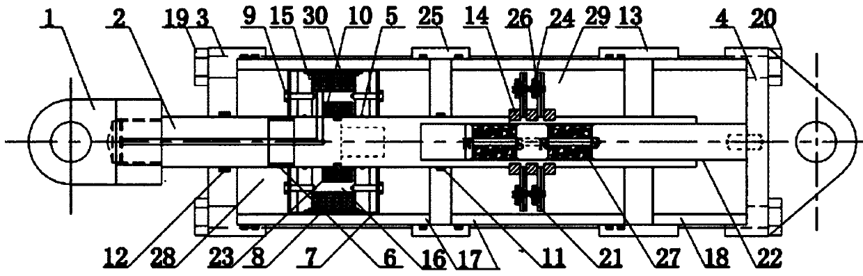 A magnetically controlled damper with high-frequency anti-shock energy dissipation characteristics