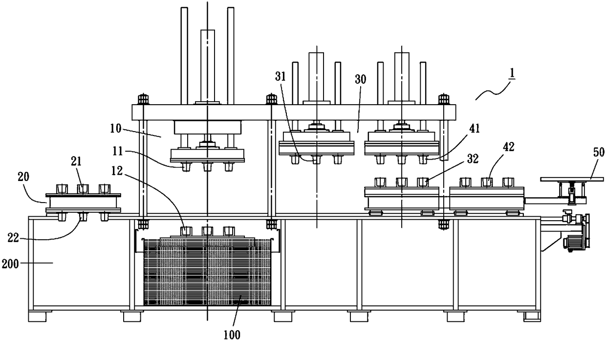 Production method for double-pulp-suction cold-pressing double-section hot-pressing automatic shaping of molded products