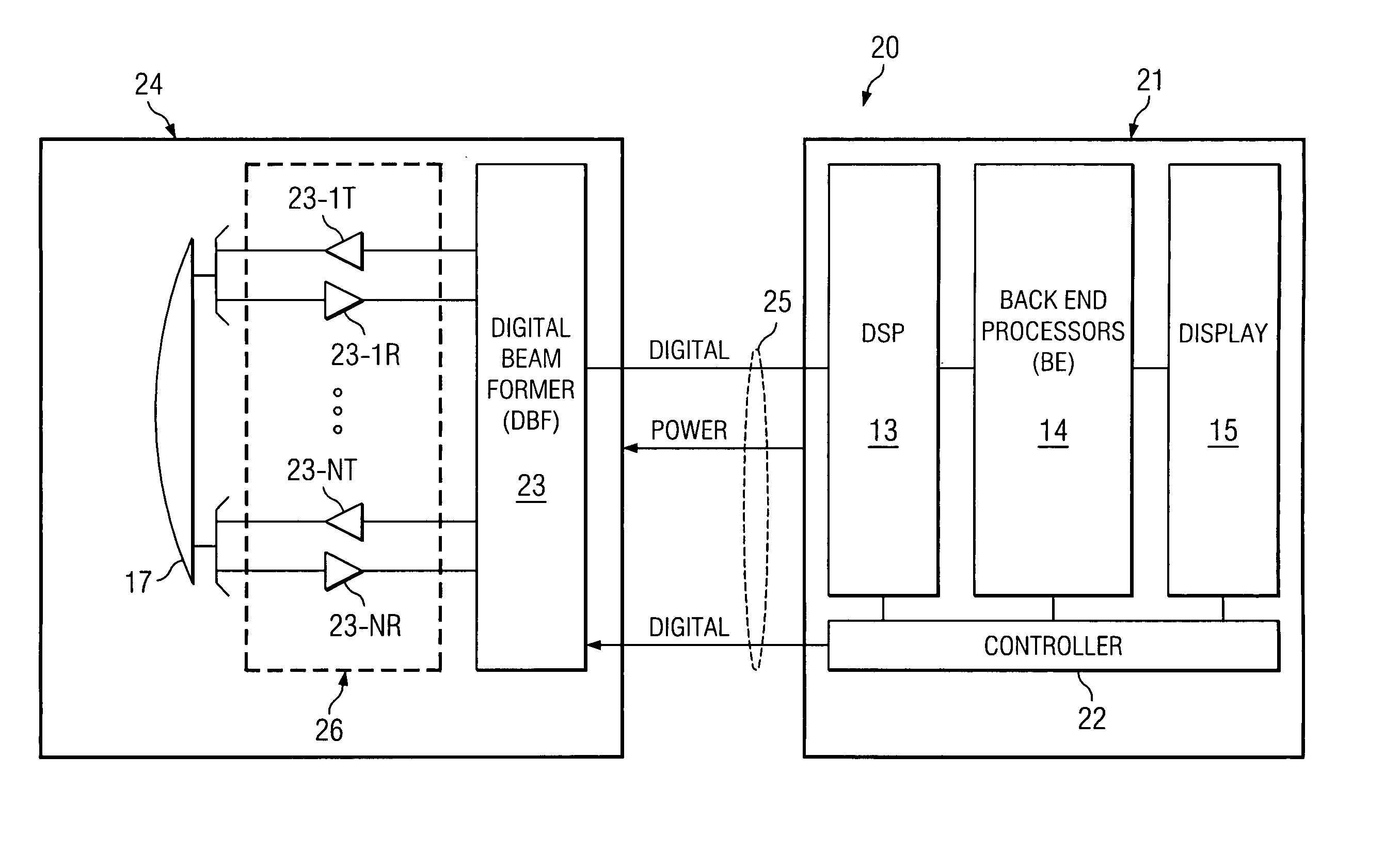 Ultrasonic transducer having a thin wire interface