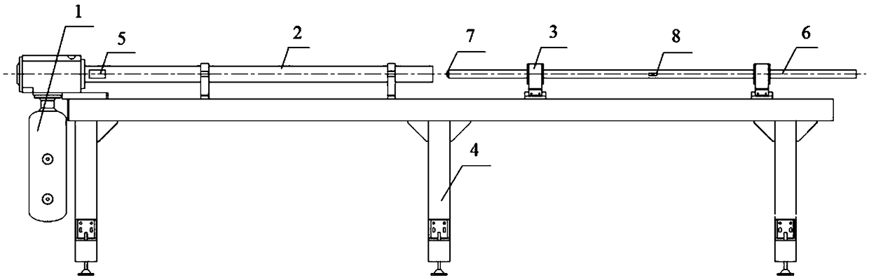 Impact response spectrum testing device and testing method based on elastic stress wave loading