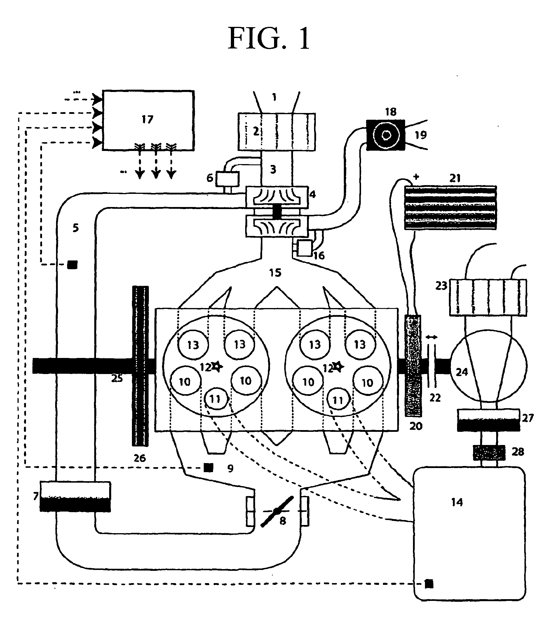 Turbocharged reciprocating piston engine having a connected pressure tank for bridging turbo lag, and method for operating said engine