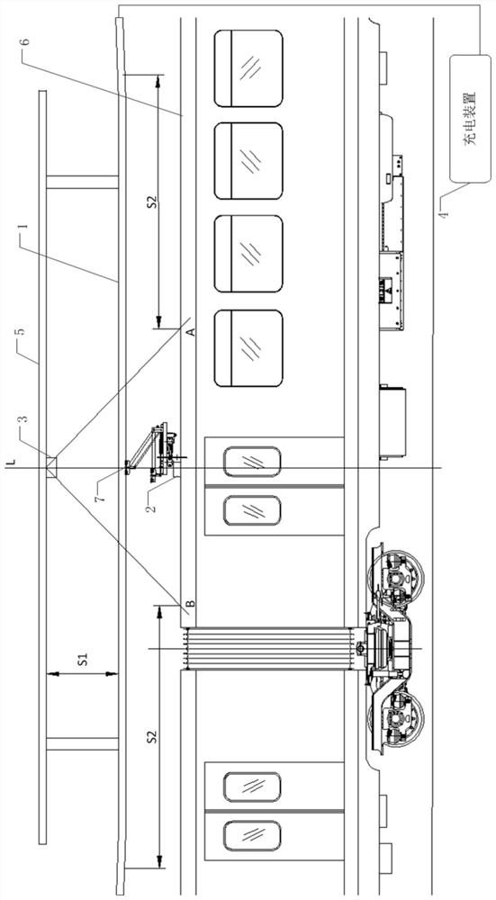 An energy storage vehicle and its automatic charging detection system