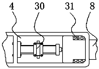 Robot conveying mechanism facilitating disassembly and provided with balancing device