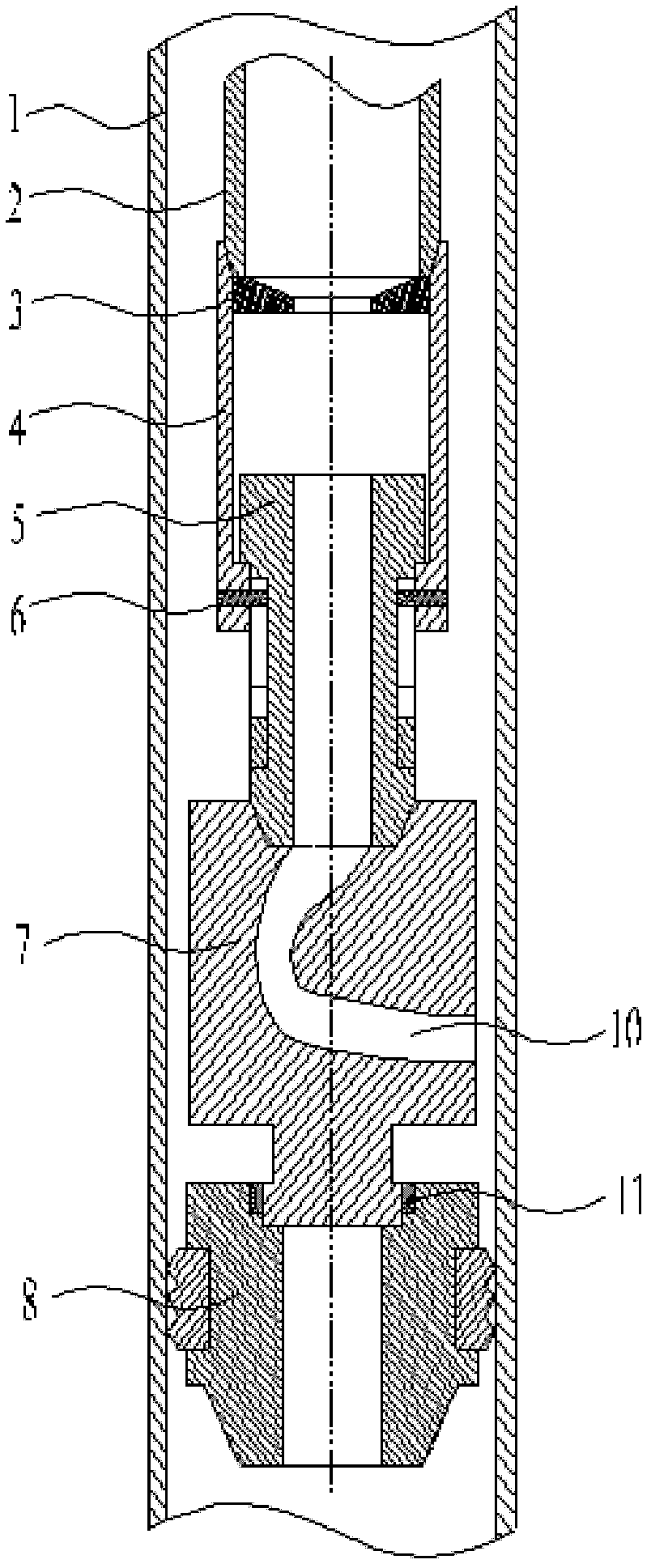 Radial horizontal well orienting device and method for operating same