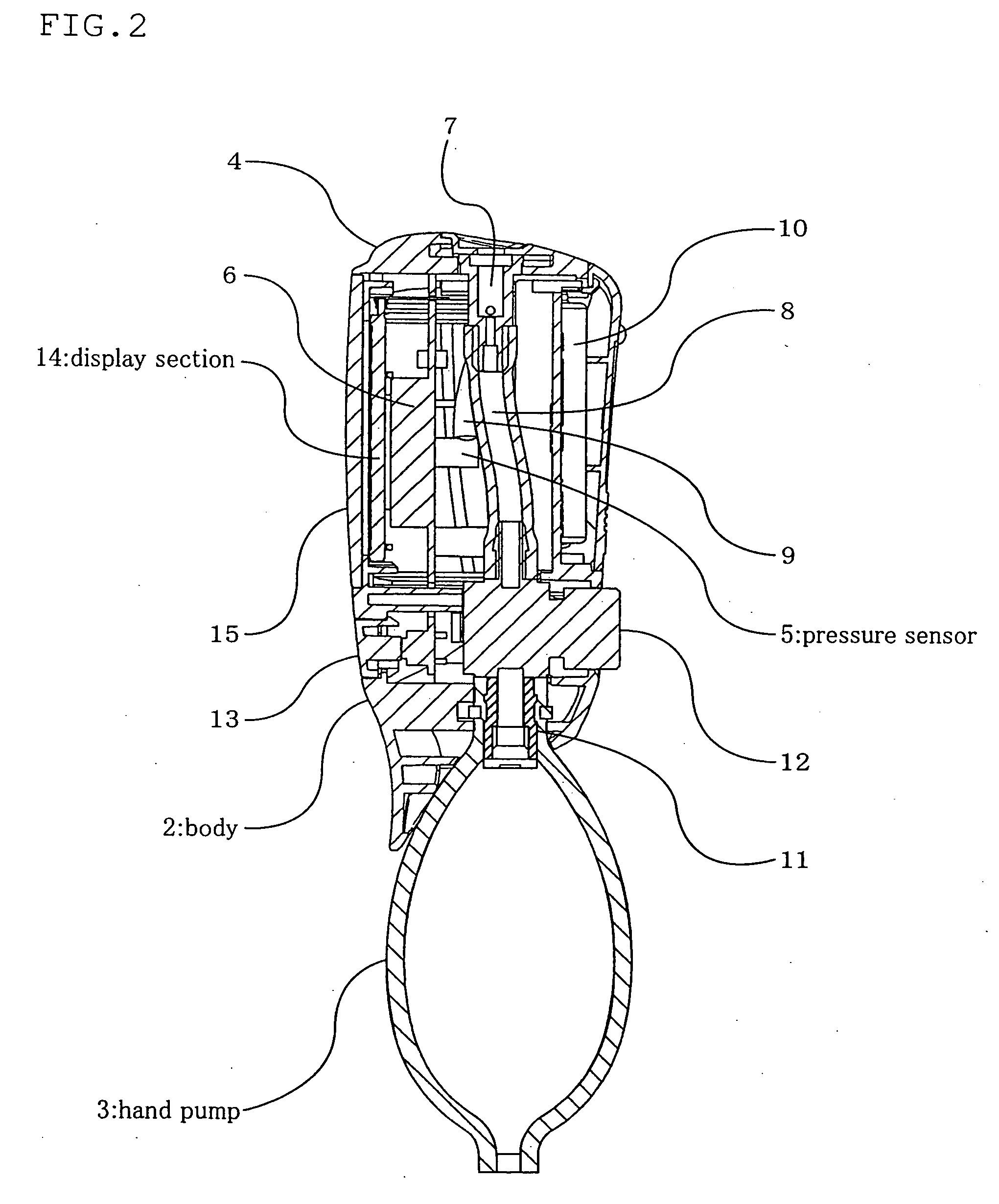 Blood pressure meter