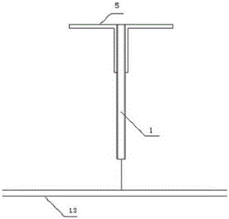 Overhead ground wire lifting device