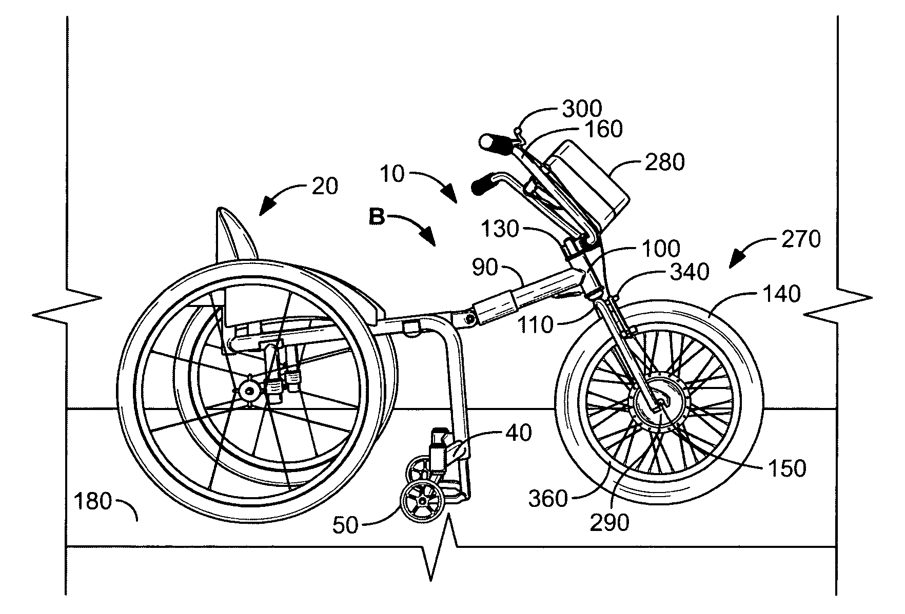 Powered attachment for a wheelchair