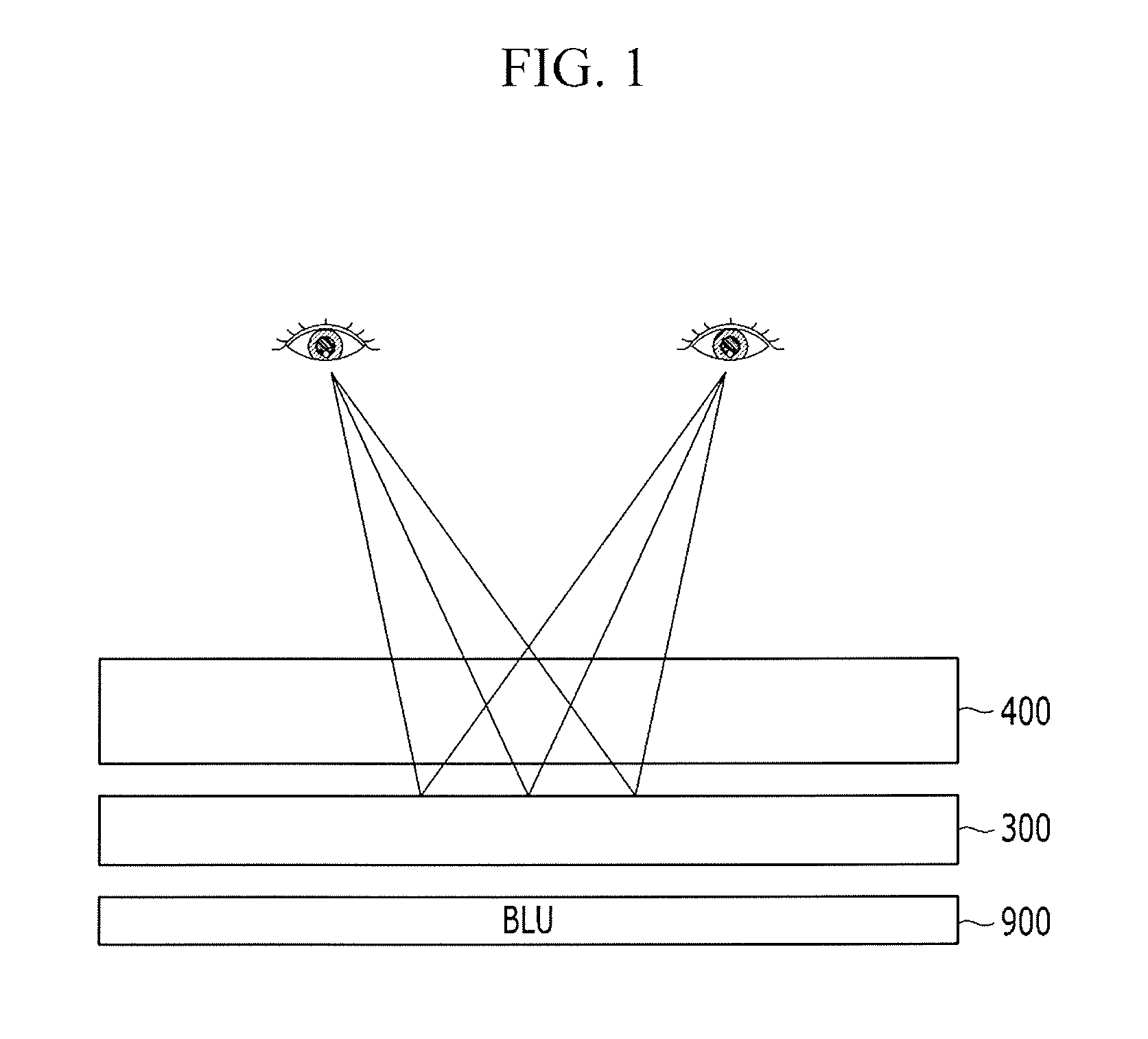 Display device including lens