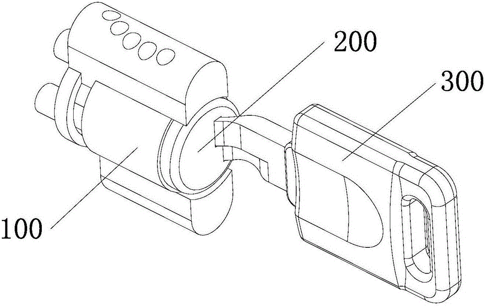 Lock provided with two lock channels