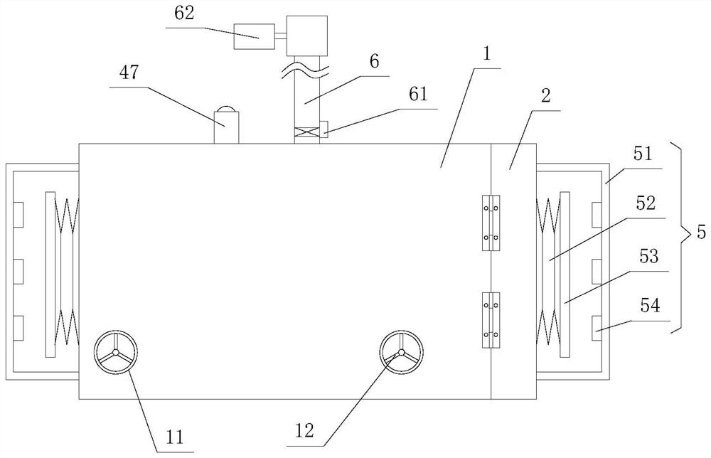 Explosion-proof mechanism for drying oven