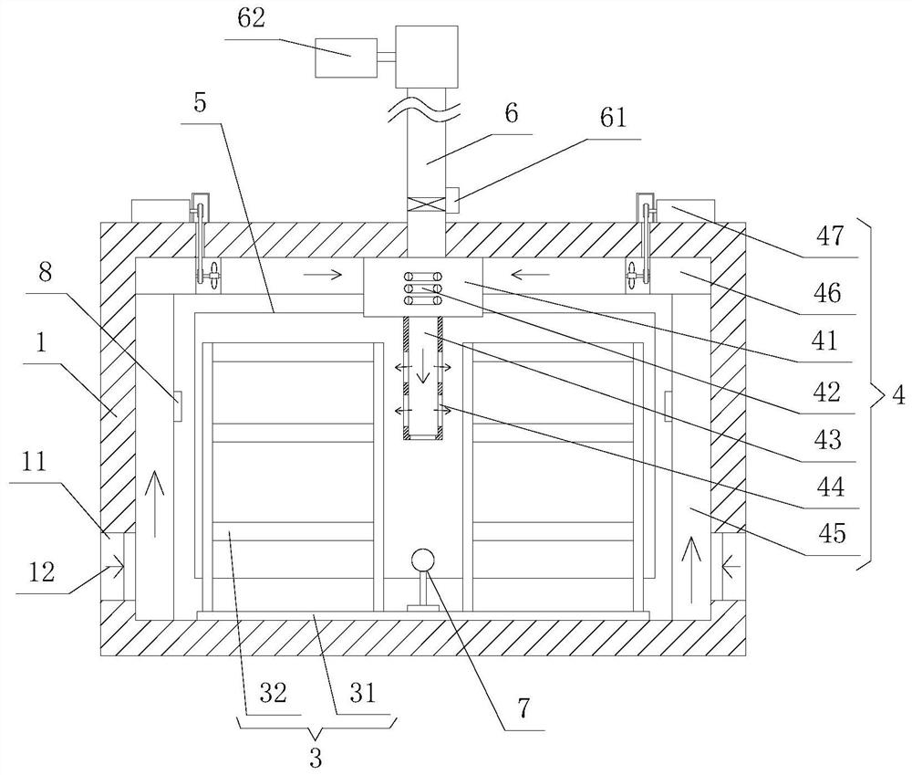 Explosion-proof mechanism for drying oven