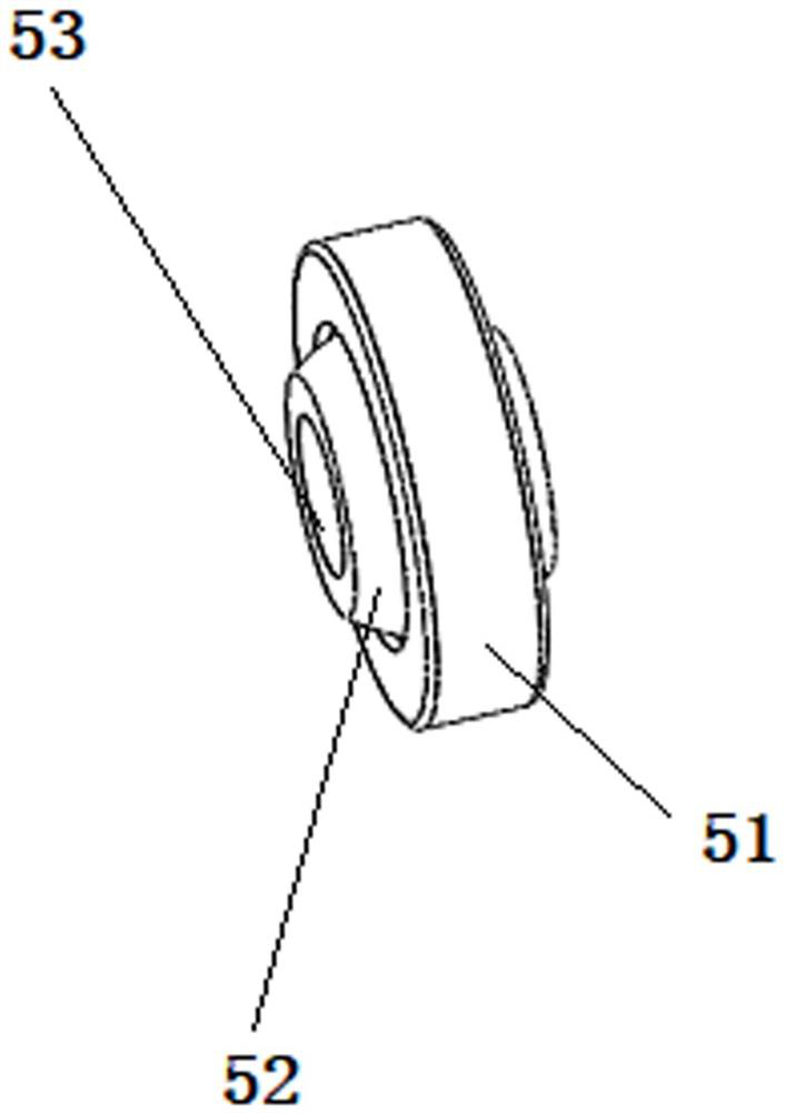 Internal support assembly of curved unit body based on sma