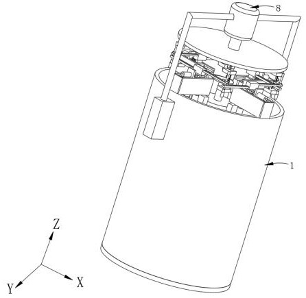 A processing machine for punching and cutting corners of thin steel