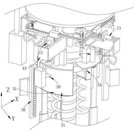 A processing machine for punching and cutting corners of thin steel