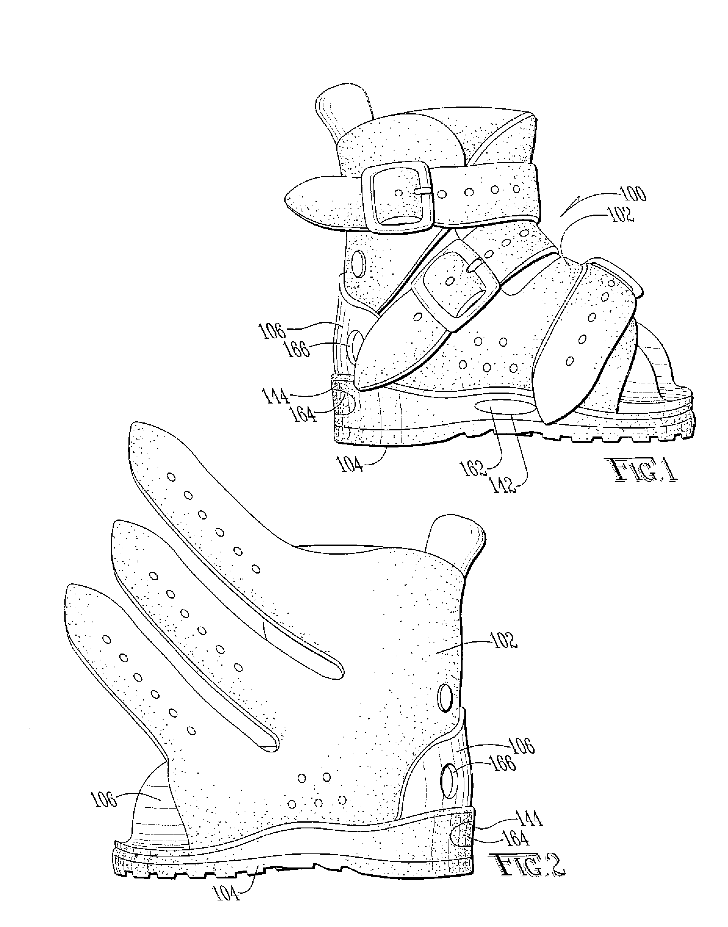 System and method for correcting club foot problems in children