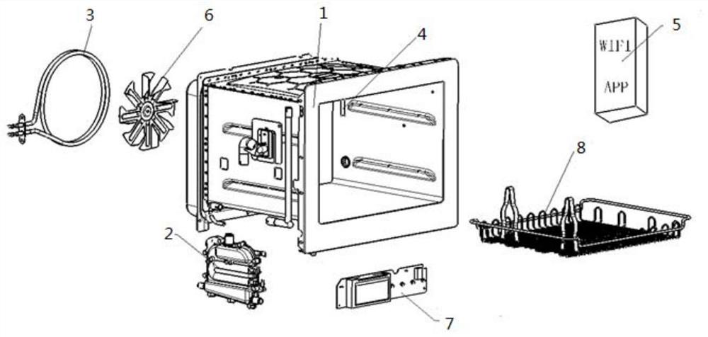 Cooking equipment and control method and disinfection application thereof