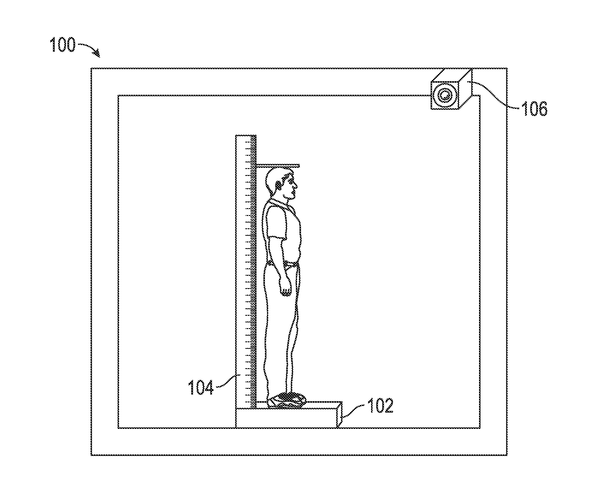System and method for measuring segment parameters of a human body for recording a body mass index