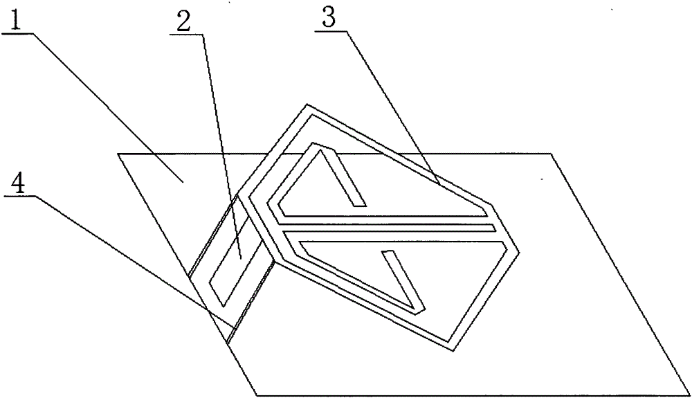 Wireless planar inverted F antenna (PIFA)