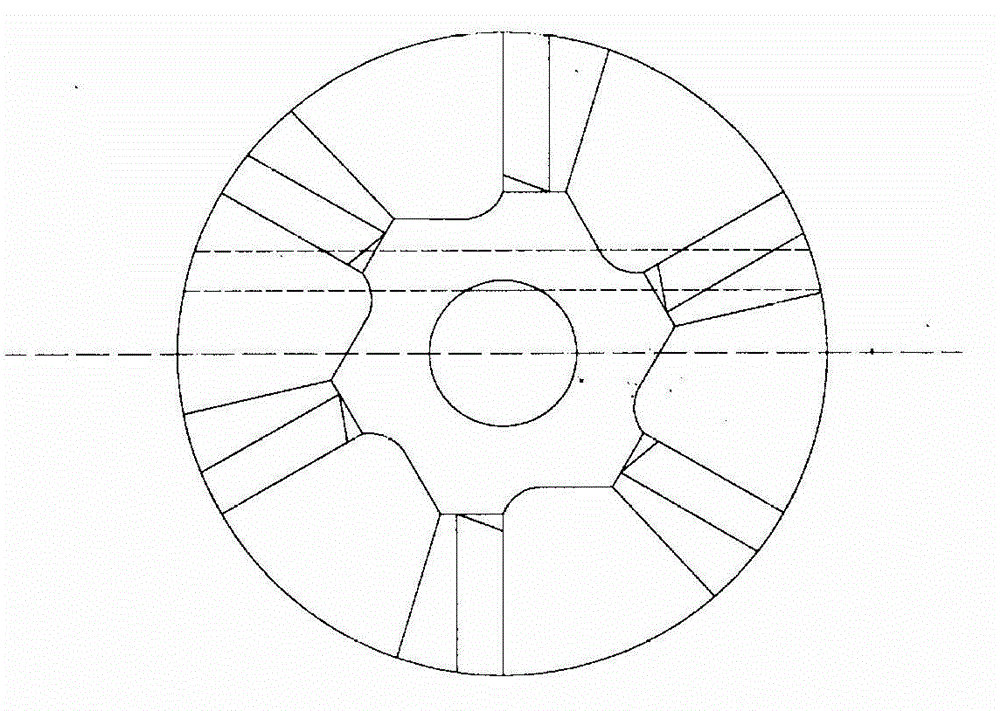 Machining method of two-sided angle counter bit for titanium alloy