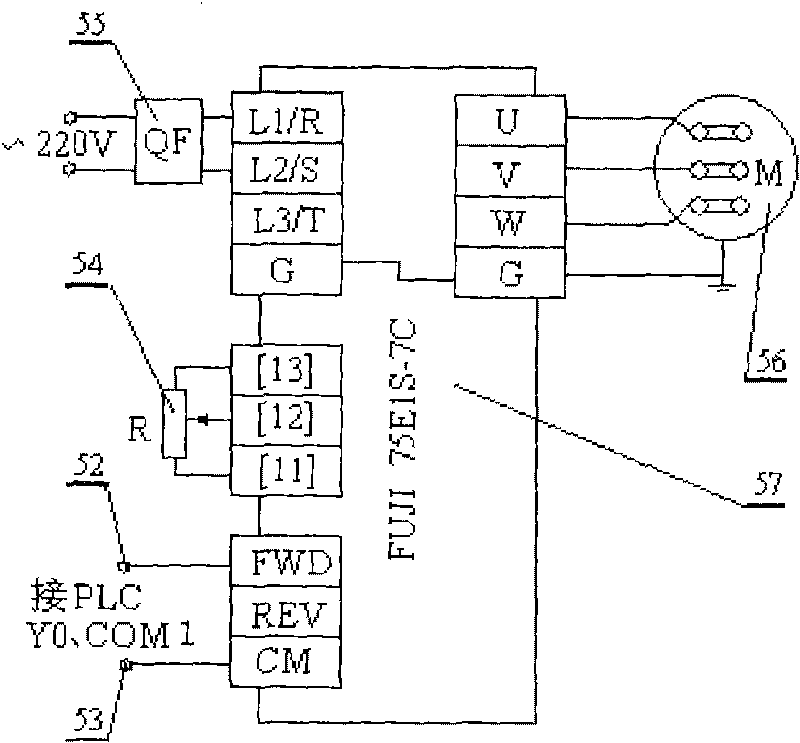 Device for controlling fruit sweet acidity separation production line based on visible and near infrared spectrum
