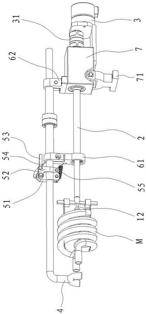 Station device for powder coating of energy-saving lamps