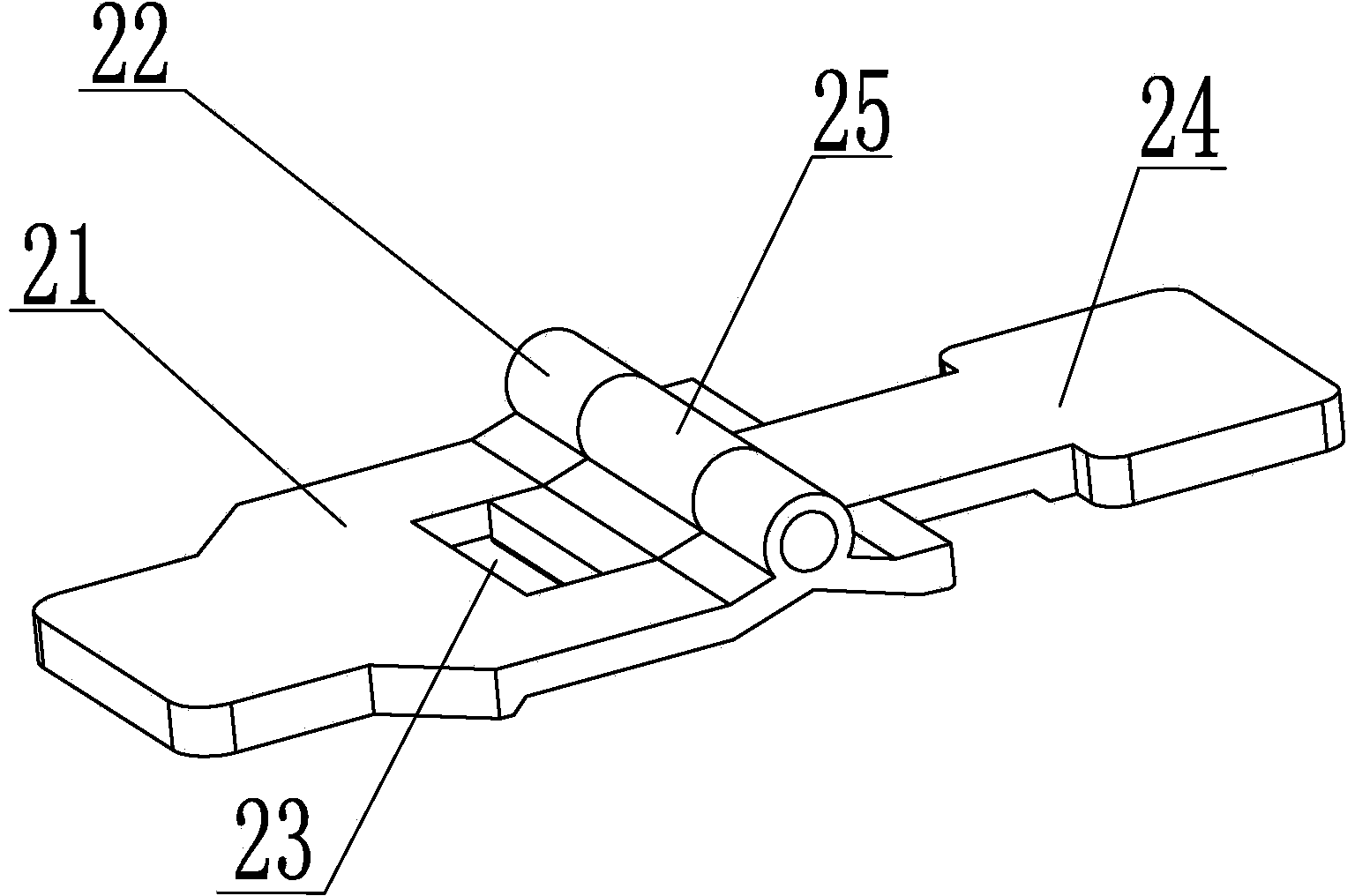 Double coil lever type block brake