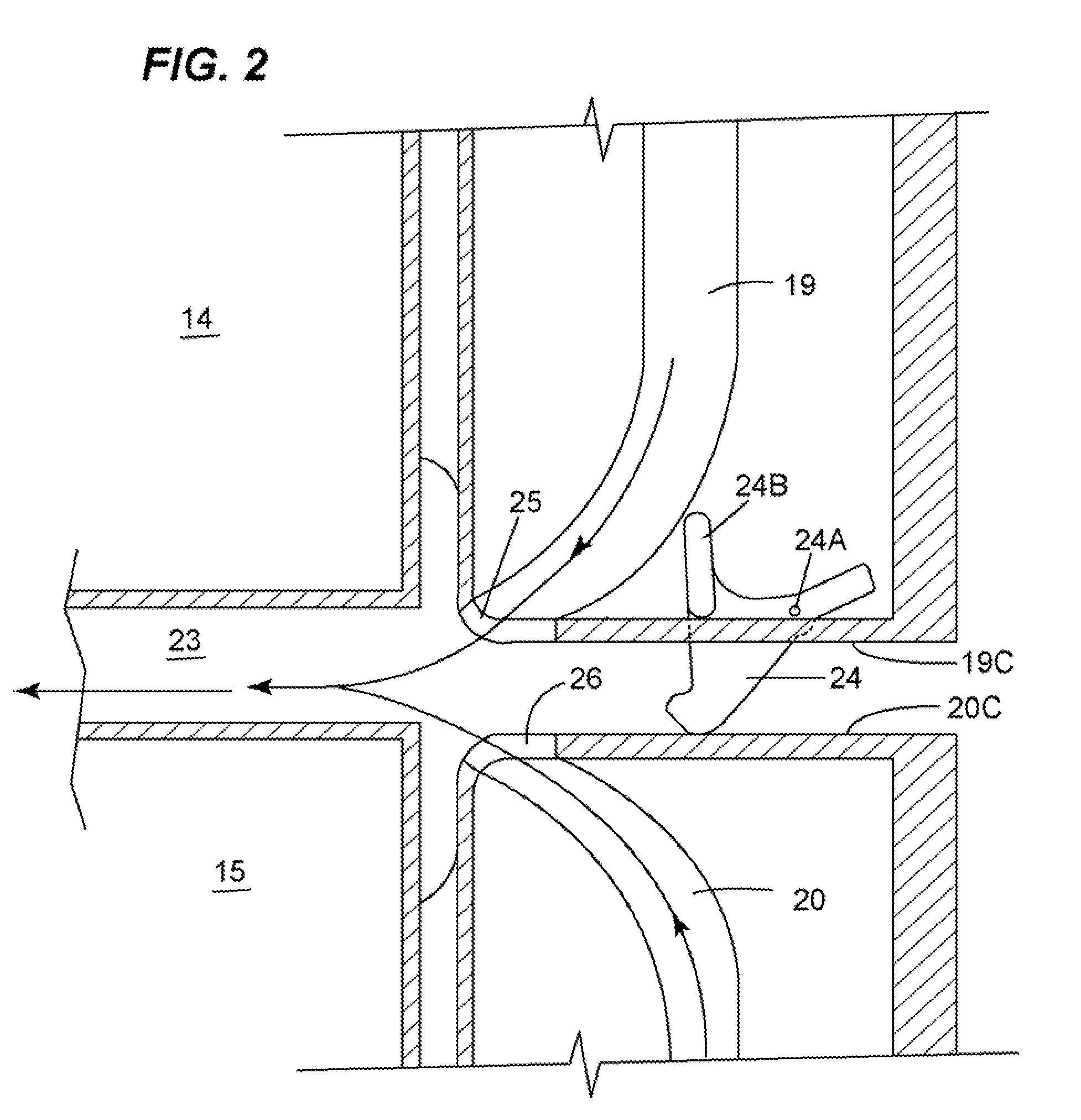 Appliance with a vacuum-based reverse airflow cooling system