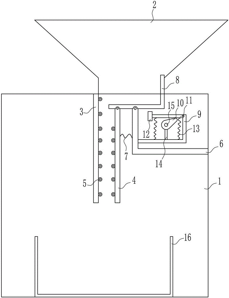 Collecting box capable of automatically arranging paper cup for paper packing mechanism production